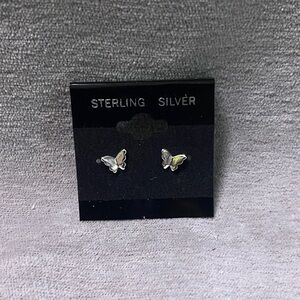 Sterling Silver Butterfly Earrings